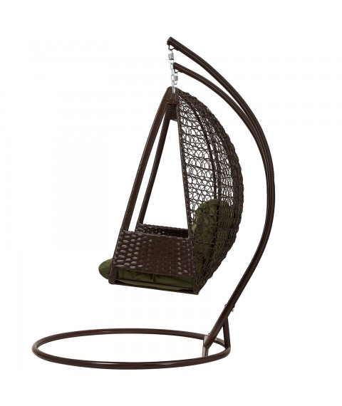 Кресло-кокон подвійне Home Rest Everest коричневий/хакі (23090)