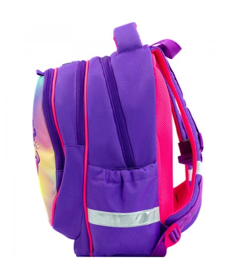School backpack Bagland Butterfly 21 l. purple 1136 (0056566)
