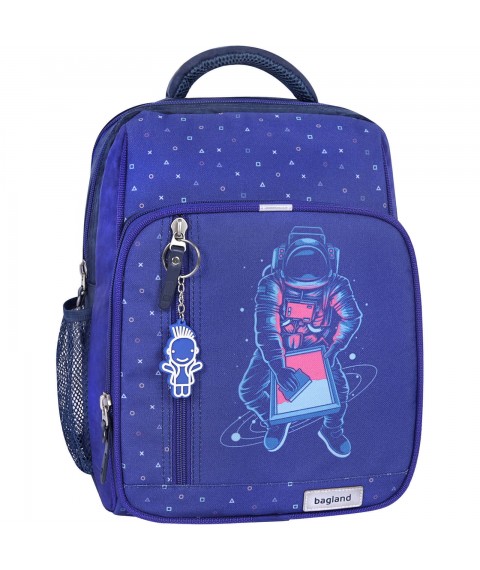 School backpack Bagland Schoolboy 8 l. blue 1092 (0012870)