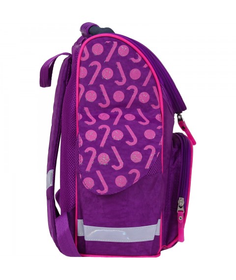 Backpack school frame with flashlights Bagland Success 12 l. purple 409 (00551703)