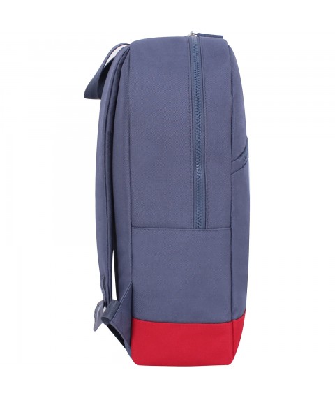 Backpack Bagland Amber 15 l. gray/red (0010466)