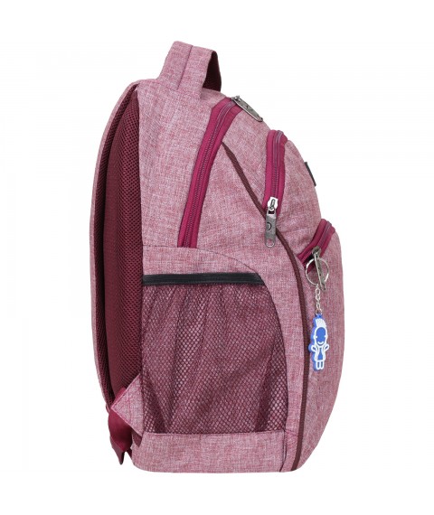 Backpack Bagland Lyk Melange 19 l. Burgundy (0055769)