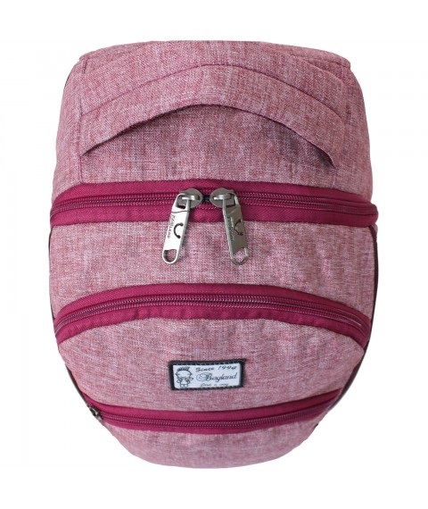 Backpack Bagland Lyk Melange 19 l. Burgundy (0055769)