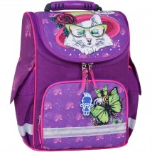 Backpack school frame with flashlights Bagland Success 12 l. purple 168k (00551703)