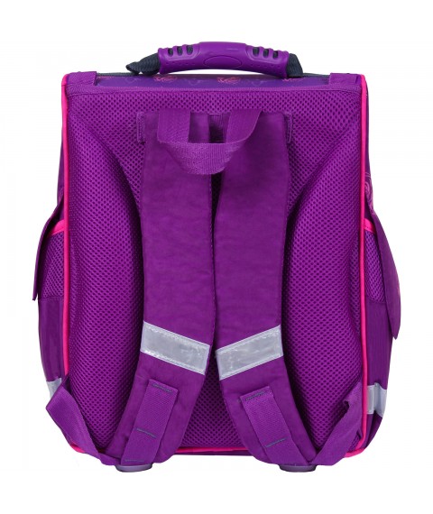 Рюкзак шкільний каркасный с фонариками Bagland Успех 12 л. фіолетовий 168к (00551703)