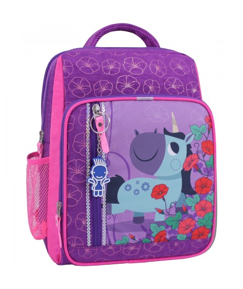 School backpack Bagland Schoolboy 8 l. purple 498 (0012870)