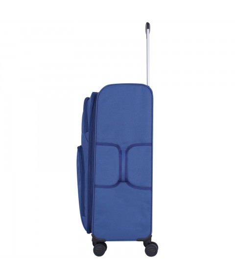 Suitcase Bagland Valencia large 83 l. blue (003799127)
