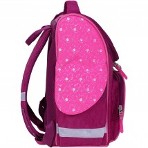 Backpack school frame with flashlights Bagland Success 12 l. raspberry 167 (00551703)