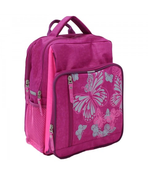 School backpack Bagland Schoolboy 8 l. Raspberry / pink (00112702)