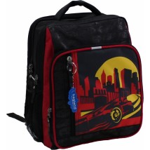 Рюкзак школьный Bagland Школьник 8 л. Черный (красная машина 22) (00112702)