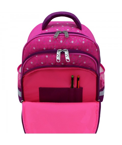 School backpack Bagland Mouse 143 raspberry 167k (00513702)