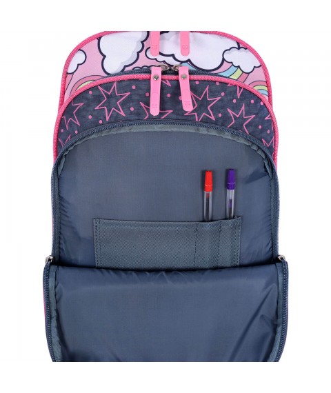 School backpack Bagland Mouse 321 gray 511 (00513702)