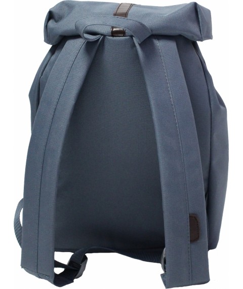 Рюкзак Bagland Рюкзак с кожзамом 14 л. Темно серый (0010366)