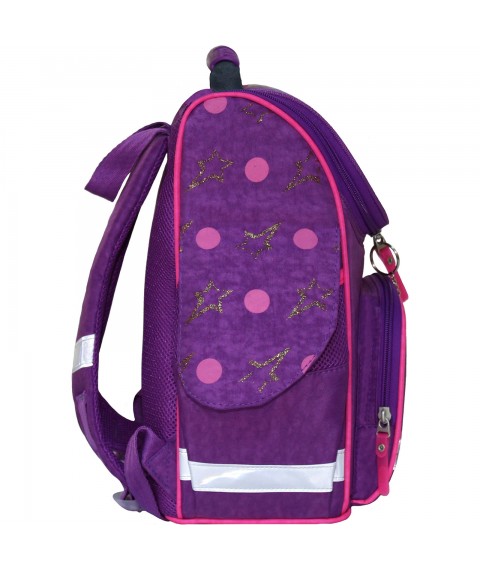Backpack school frame with flashlights Bagland Success 12 l. purple 428 (00551703)