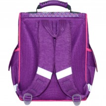 Рюкзак шкільний каркасный с фонариками Bagland Успех 12 л. фіолетовий 377 (00551703)