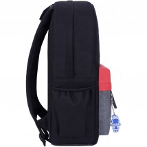 Backpack Bagland Fire 19l. black/red (0014466)