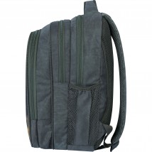 Рюкзак шкільний Bagland Clever 18 л. хакі 666 (0055970)