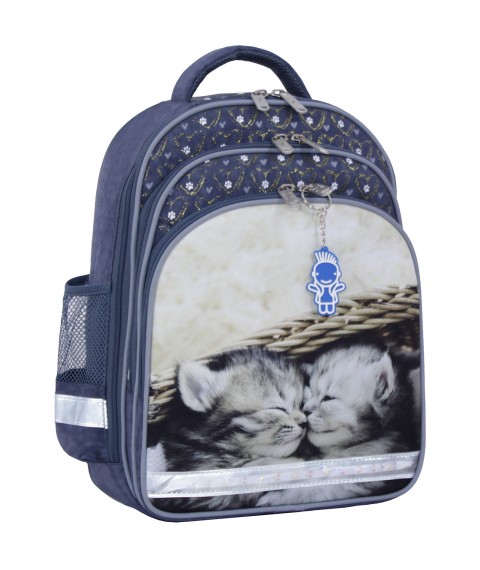 Рюкзак школьный Bagland Mouse 321 серый 165 (00513702)