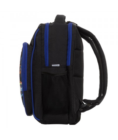 School backpack Bagland Schoolboy 8 l. black 18 m (00112702)