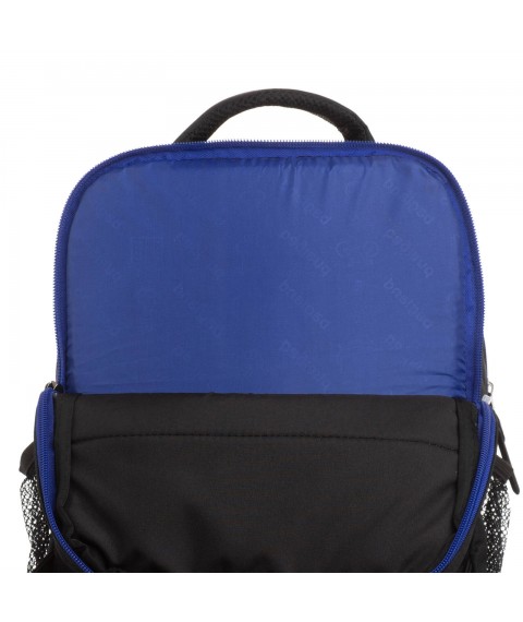 School backpack Bagland Schoolboy 8 l. black 18 m (00112702)