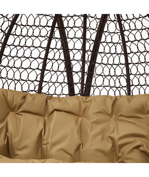 Кресло-кокон подвійне Home Rest Everest коричневий/койот (23090)