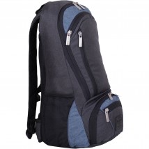 Рюкзак для ноутбука Bagland Granite 23 л. чорн./серый (0012069)