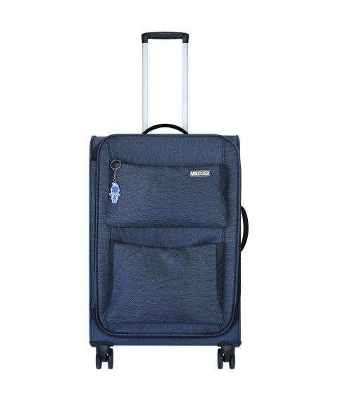 Suitcase Bagland Delight medium 54 l. jeans (003716924)