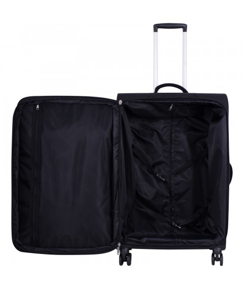Suitcase Bagland Valencia large 83 l. black (003799127)
