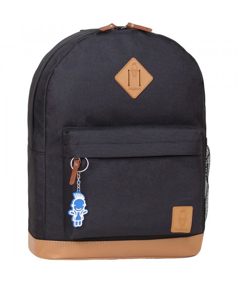 Backpack Bagland Youth (leatherette) 17 l. Black (00533663)