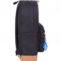 Backpack Bagland Youth (leatherette) 17 l. Black (00533663)