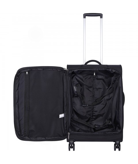 Bagland Valencia large suitcase 83 l. black (003796627)