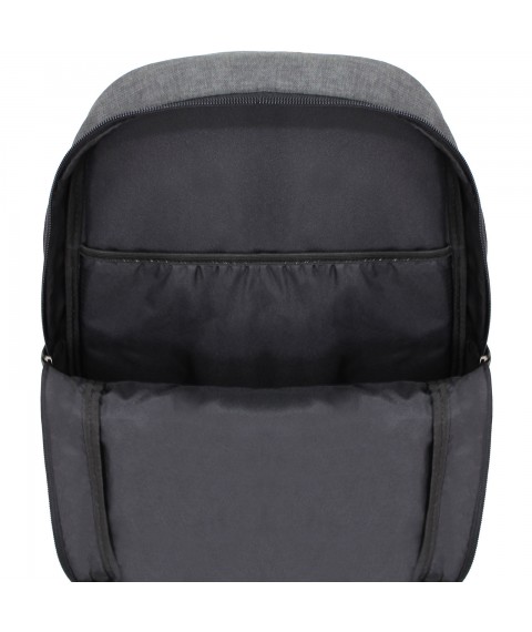 Backpack Bagland Milano 14 l. Black/grey (0011569)