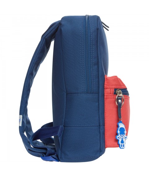 Rucksack Bagland Youth mini 8 l. Blau / Rot (0050866)