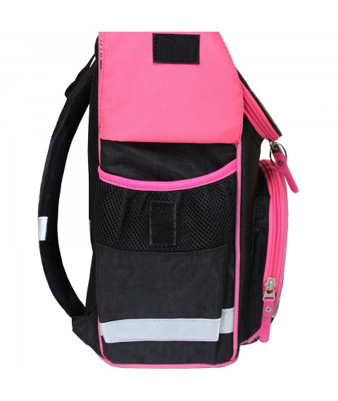 Backpack school frame with flashlights Bagland Success 12 l. black 403 (00551703)