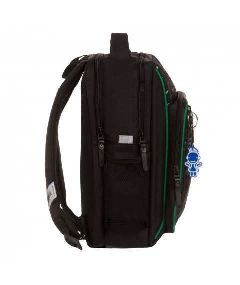 School backpack Bagland Schoolboy 8 l. black 1084 (0012870)
