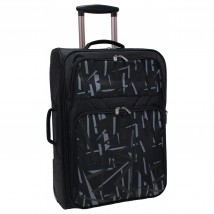 Suitcase Bagland Leon medium 51 l. Black (003767024)