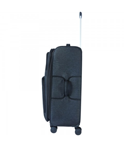 Bagland Valencia large suitcase 83 l. black (003796927)