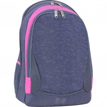 Backpack Bagland Hurricane 20 l. Grey/pink (0057470)