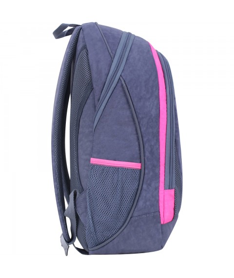 Backpack Bagland Hurricane 20 l. Grey/pink (0057470)