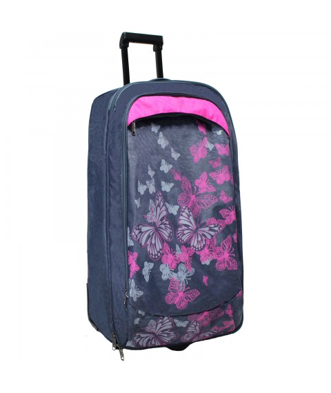 Travel bag Bagland Barcelona 86 l. Grey/pink (0039470)