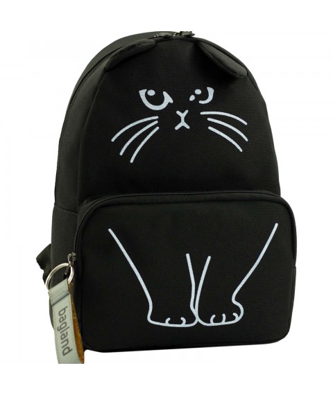 Backpack Bagland Meow 13 l. black (0080466)