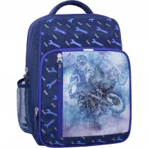 School backpack Bagland Schoolboy 8 l. 225 blue 534 (00112702)