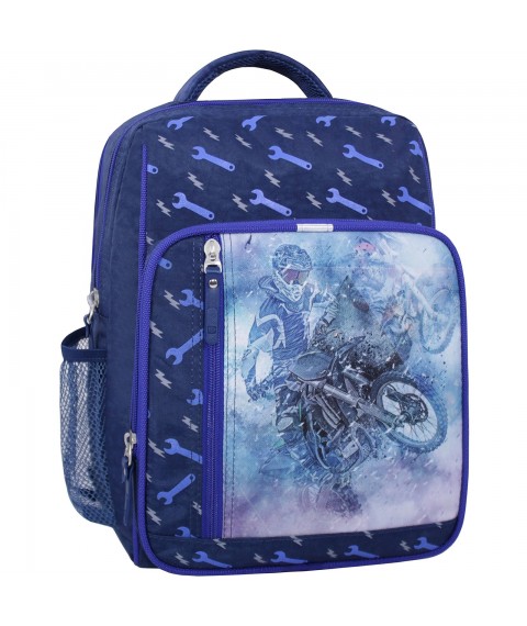 School backpack Bagland Schoolboy 8 l. 225 blue 534 (00112702)