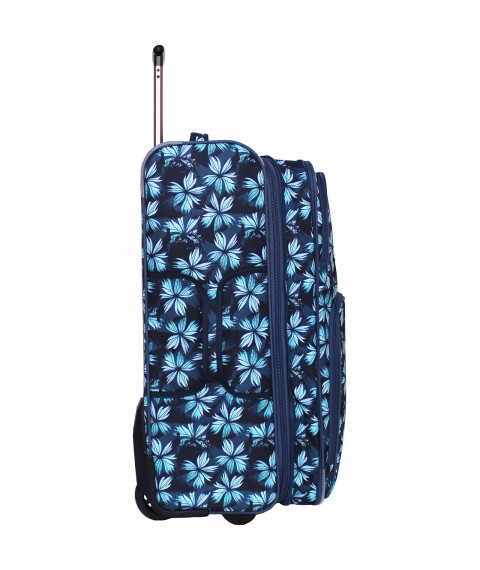 Suitcase Bagland Leon large design 70 l. sublimation (leaves) (0037666274)
