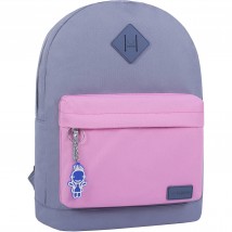 Backpack Bagland Youth W/R 17 l. gray/pink (00533662)