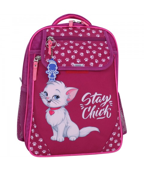 School backpack Bagland Excellent 20 l. 143 raspberry 1073 (0058070)