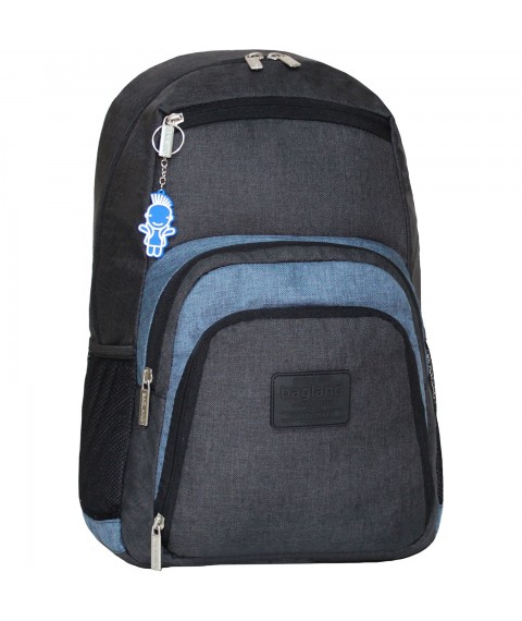 Рюкзак для ноутбука Bagland Freestyle 21 л. черный/серый (0011969)