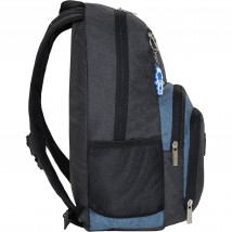 Backpack for a laptop Bagland Freestyle 21 l. black/gray (0011969)