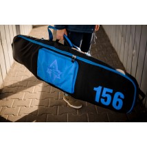 Snowboardtasche Geboren ohne Räder 156/166 cm Schwarz / Hellblau (0099290)