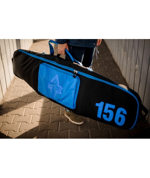 Born snowboard cover without wheels 156/166 cm Black/blue (0099290)